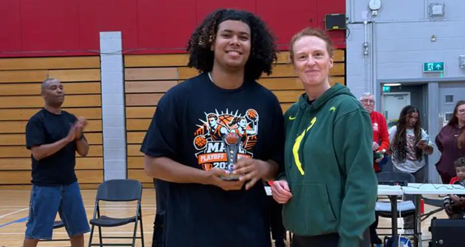 Playoff Final MVP - Myerscoughs #11 Cesar S&aacute;nchez Falette